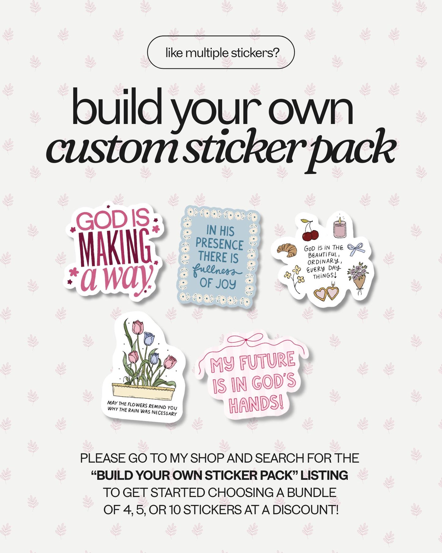 Redeemed Sticker | Christian Bible Verse Vinyl | Faith Sticker | Aesthetic Christian Sticker | Inspirational Sticker for Journals & Laptops