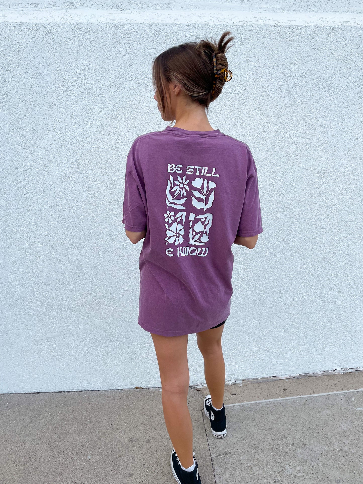 Be Still and Know T-Shirt | Christian Comfort Colors Tee | Bible Verse Shirt | Trendy Faith Shirt | Aesthetic Christian Apparel