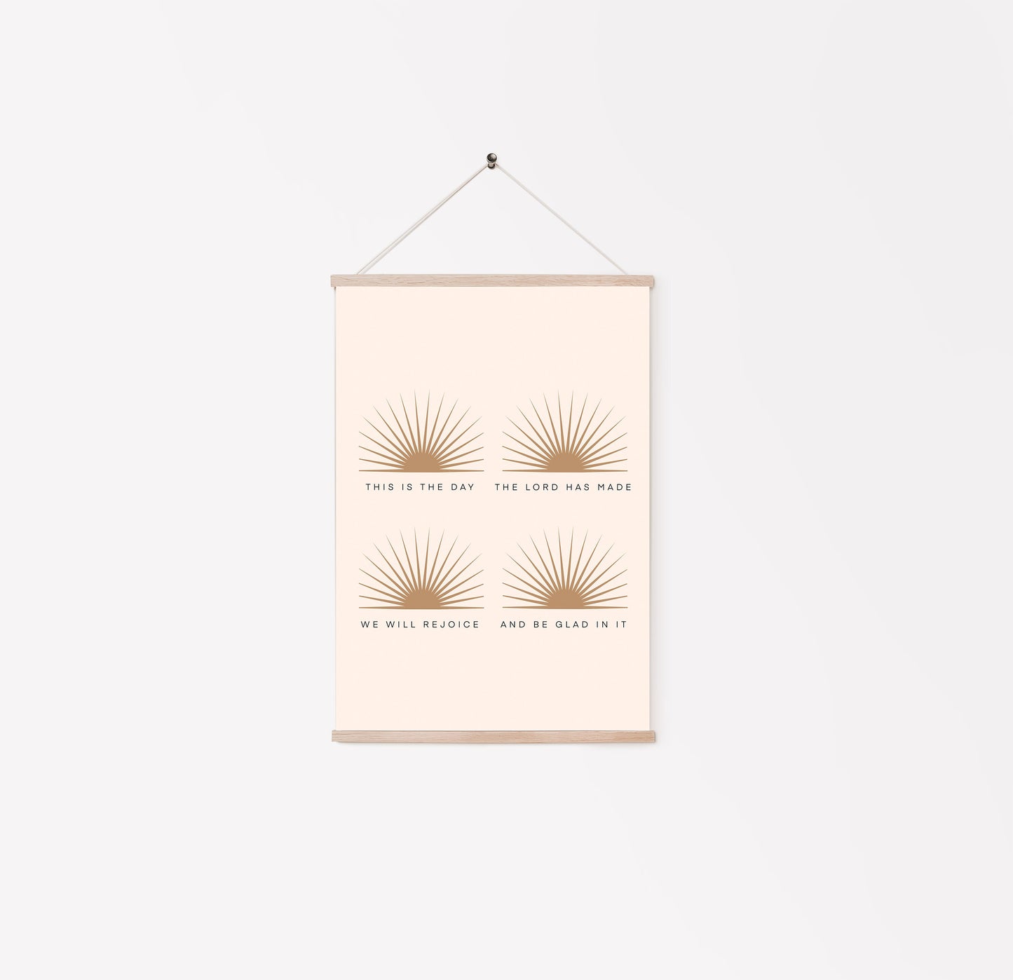 Rejoice in Today Digital Download | Christian Art, Christian Wall Art, Minimalist Christian Decor, Bible Verse Printable, Instant art