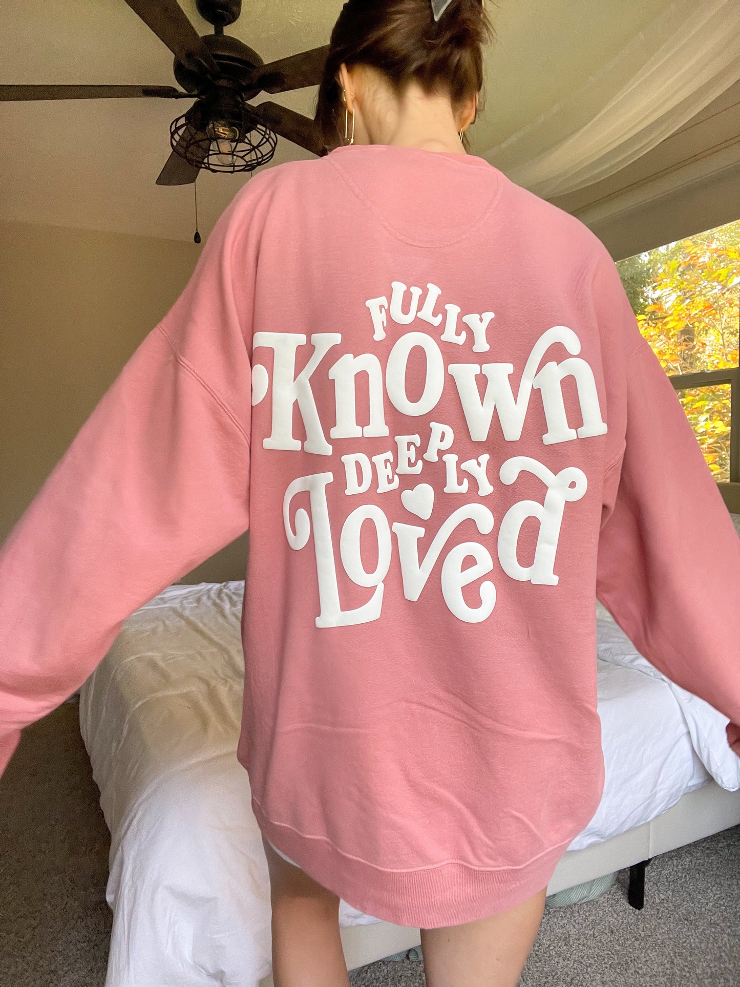 Fully Known Sweatshirt | Christian Sweatshirt, Bible Verse Shirt, Religious Sweatshirt, Trendy Sweatshirt, Jesus Sweatshirt, Faith Crewneck