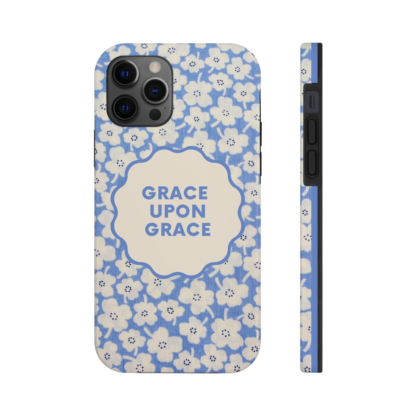 Grace Upon Grace Phone Case | Christian Phone Case, Faith Phone Case, Trendy Phone Case, Phone Accessories, Christian Gifts, Aesthetic Phone