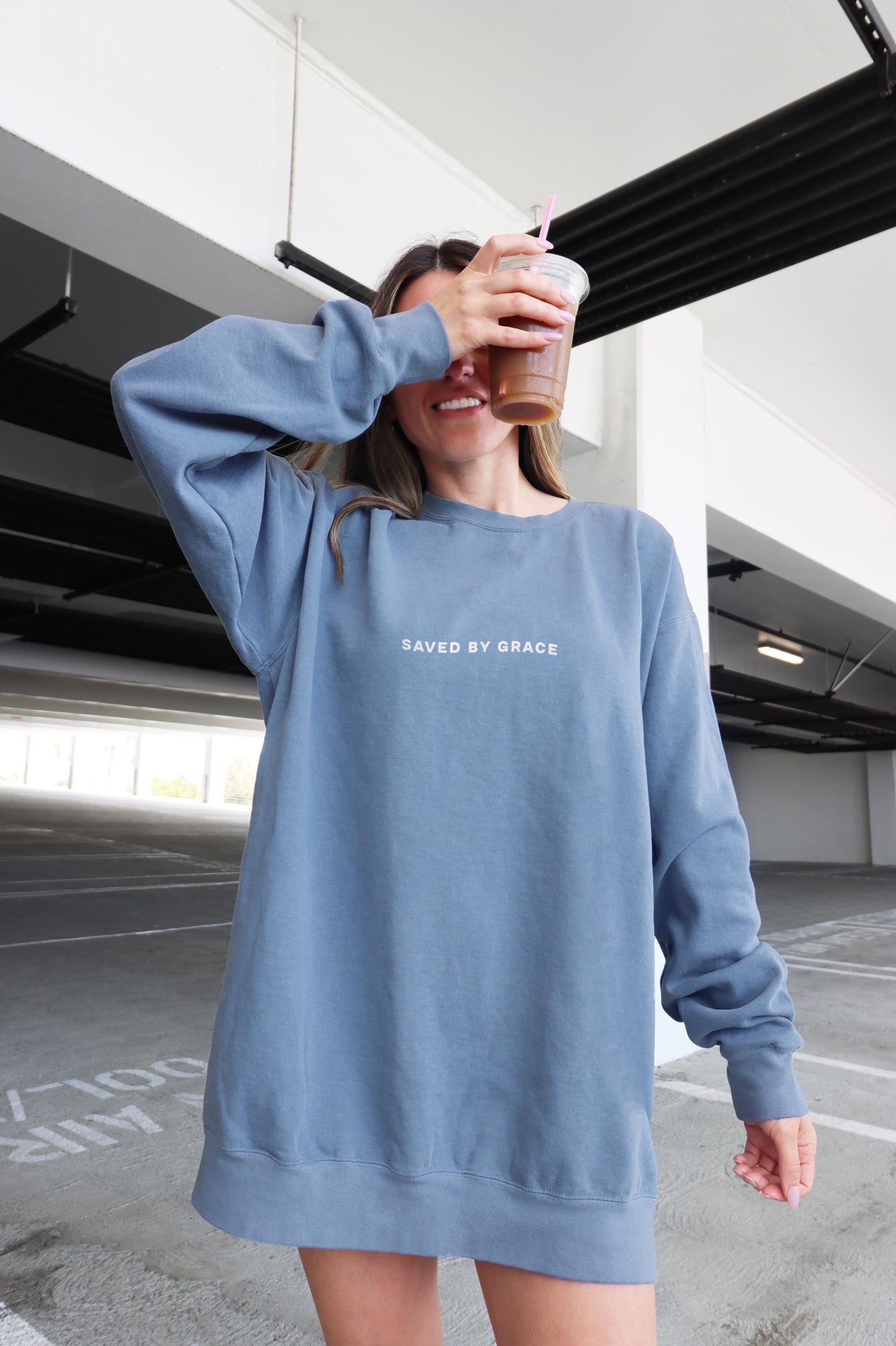 Saved By Grace Sweatshirt | Christian Sweatshirt, Bible Verse Shirt, Religious Sweatshirt, Trendy Sweatshirt, Faith Crewneck, aesthetic crew