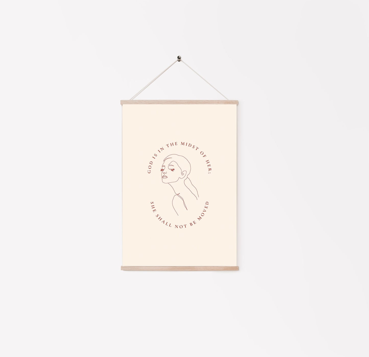 Psalm 46:5 Digital Download | Christian Art, Christian Wall Art, Minimalist Christian Decor, Bible Verse Printable, Instant art