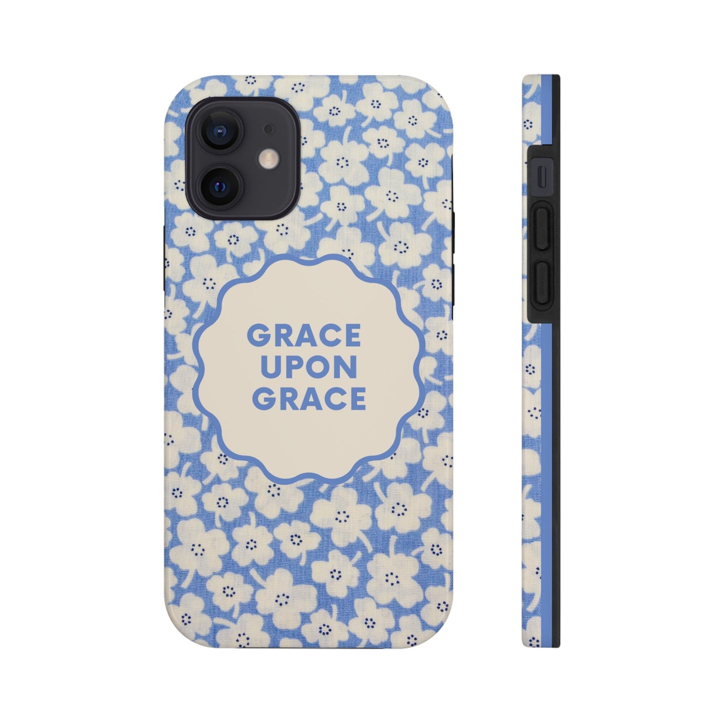Grace Upon Grace Phone Case | Christian Phone Case, Faith Phone Case, Trendy Phone Case, Phone Accessories, Christian Gifts, Aesthetic Phone
