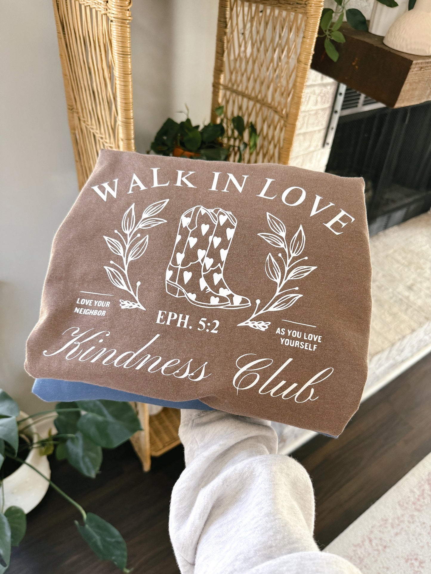 Walk in Love Kindness Club T-Shirt | Christian Comfort Colors Tee | Trendy Faith Shirt | Bible Verse Tee | Aesthetic Christian Apparel