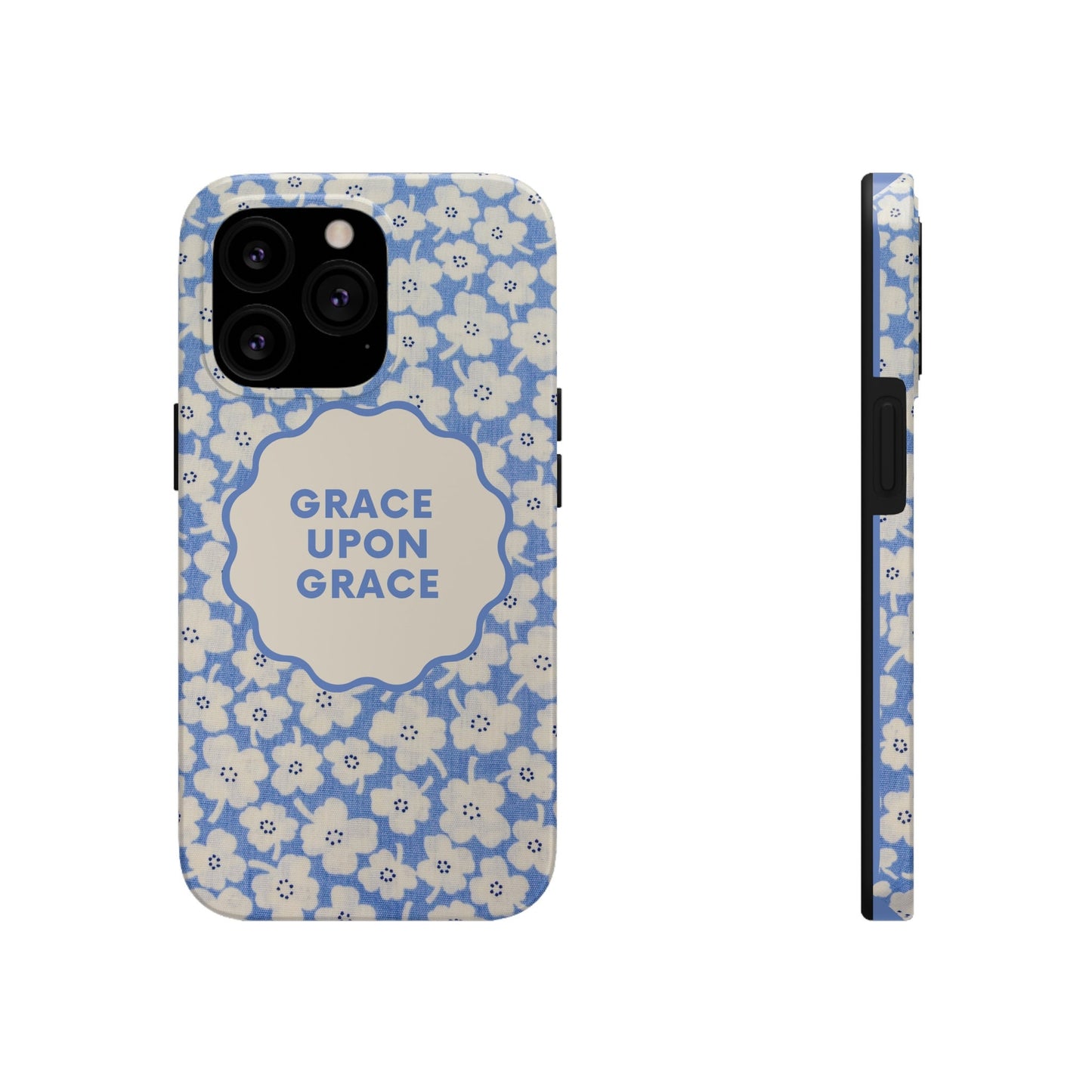 Grace Upon Grace Phone Case | Christian Phone Case, Faith Phone Case, Trendy Phone Case, Phone Accessories, Christian Gifts, Aesthetic Phone
