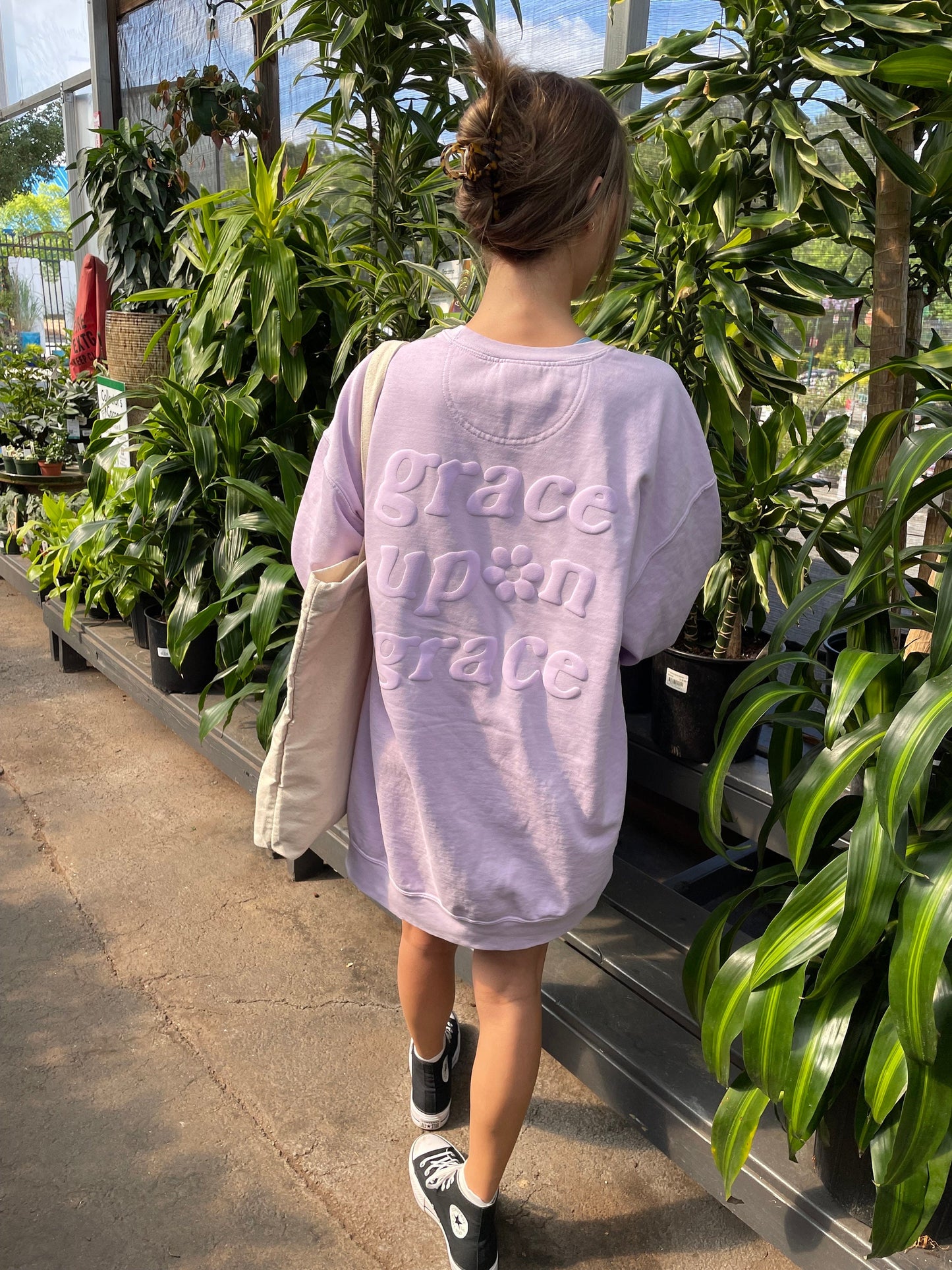 Grace Upon Grace Sweatshirt | Christian Sweatshirt, Bible Verse Shirt, Religious Sweatshirt, Trendy Sweatshirt, Faith Crewneck, aesthetic