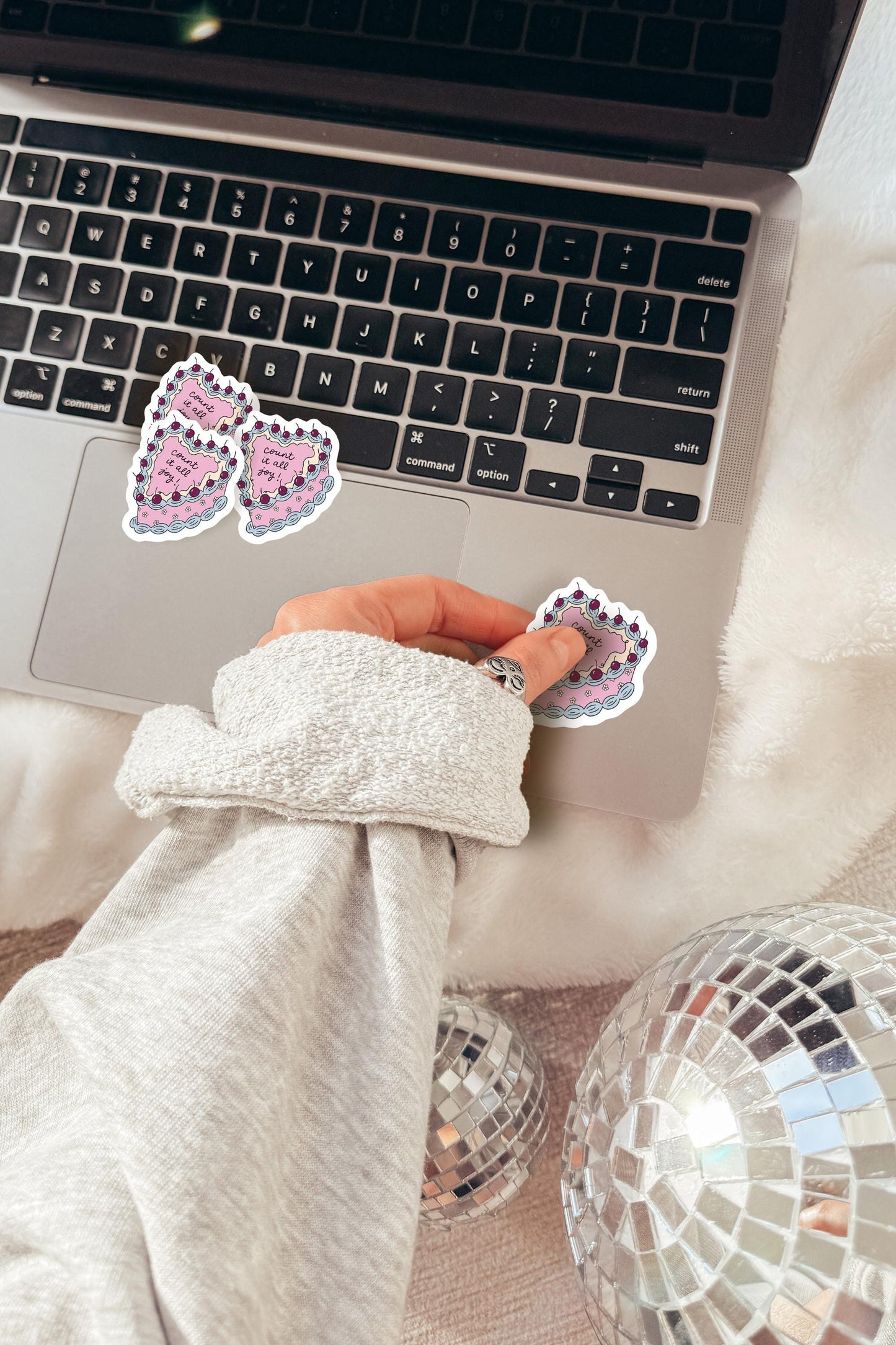 Count It All Joy Sticker | Christian Sticker | Faith Sticker | Bible Verse Sticker | Scripture Decal | Inspirational Sticker Laptop Sticker