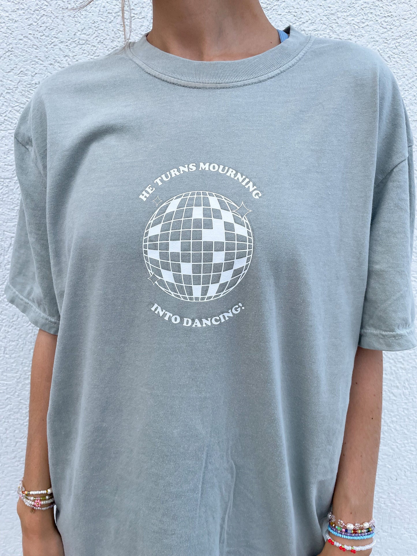 Mourning to Dancing Christian T-Shirt | Bible Verse Tee | Faith Graphic Shirt | Trendy Christian Apparel | Inspirational Gift Idea