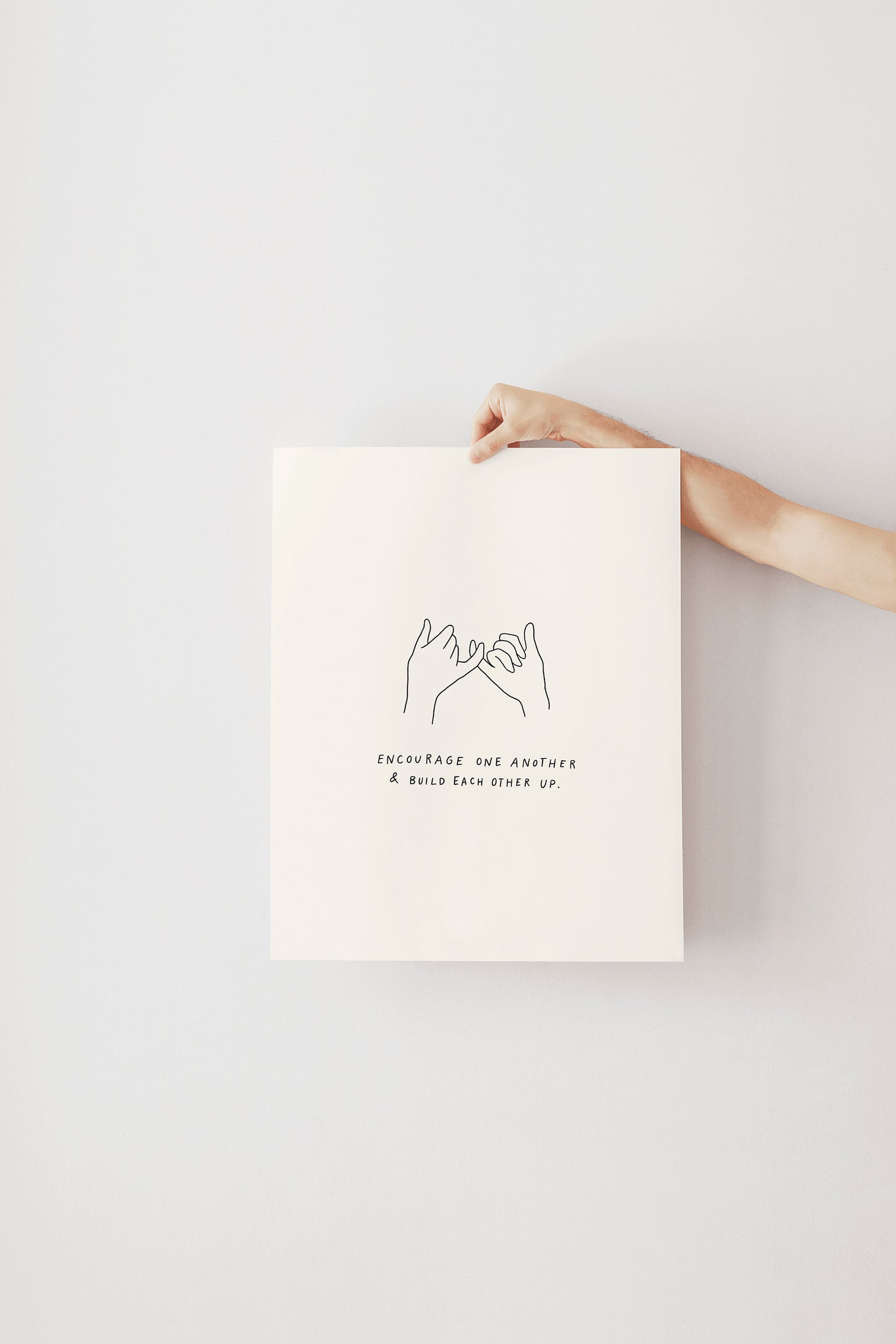 Encourage Each Other Instant Download | Christian Art, Christian Wall Art, Minimalist Christian Decor, Bible Verse Printable, Instant art