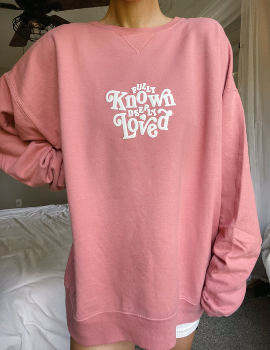 Fully Known Sweatshirt | Christian Sweatshirt, Bible Verse Shirt, Religious Sweatshirt, Trendy Sweatshirt, Jesus Sweatshirt, Faith Crewneck