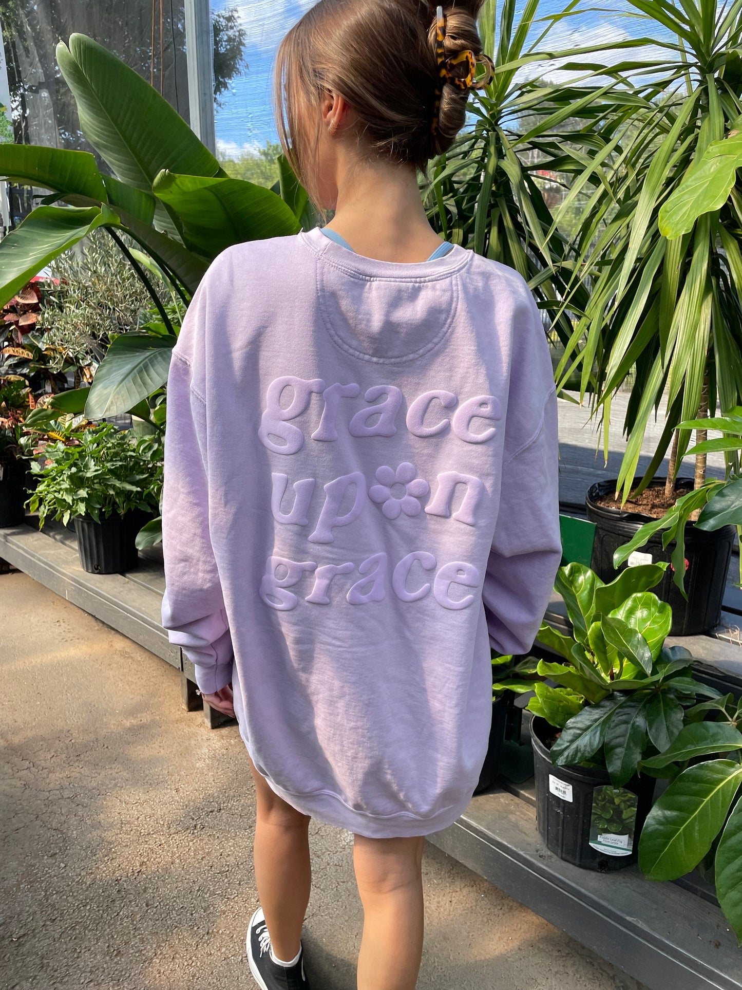 Grace Upon Grace Sweatshirt | Christian Sweatshirt, Bible Verse Shirt, Religious Sweatshirt, Trendy Sweatshirt, Faith Crewneck, aesthetic