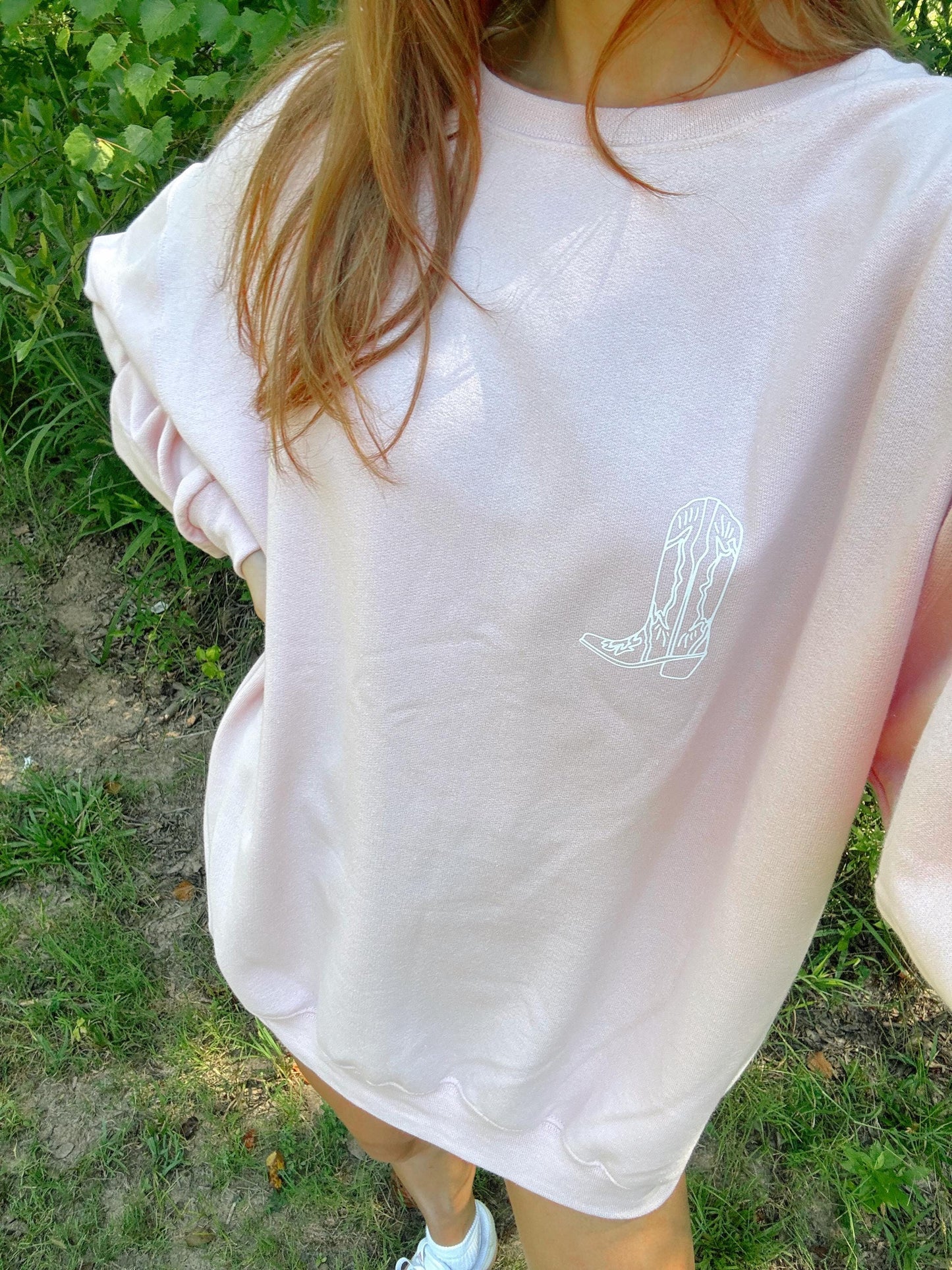 Walk in the Light of the Lord Crewneck | Christian Sweatshirt | Bible Verse Pullover | Trendy Faith Apparel | Aesthetic Christian Clothing