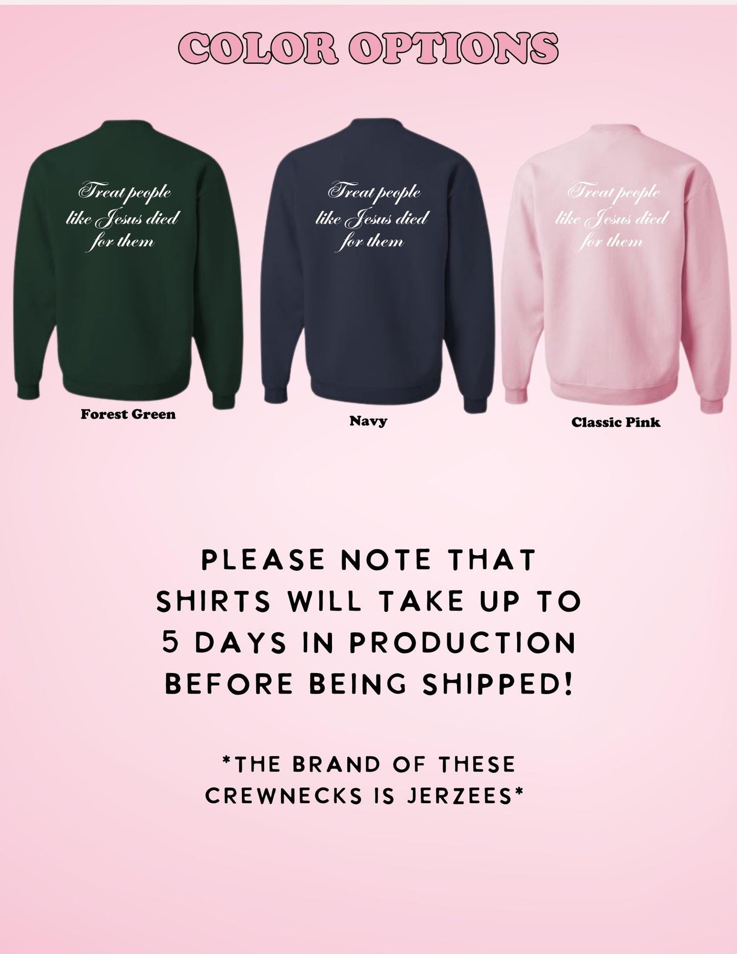 Treat People Like Jesus Died for Them Crewneck Christian Sweatshirt | Bible Verse Pullover Trendy Faith Apparel Aesthetic Christian Clothing