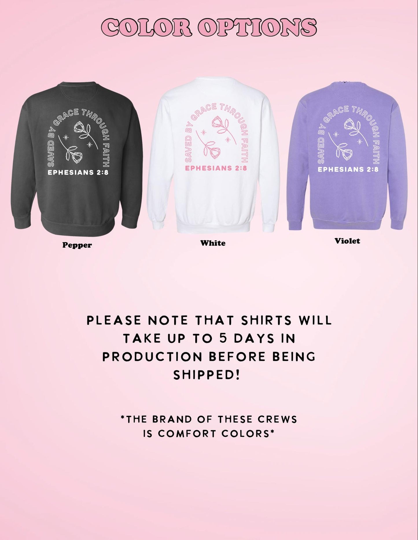 Saved By Grace Sweatshirt | Christian Sweatshirt, Bible Verse Shirt, Religious Sweatshirt, Trendy Sweatshirt, Faith Crewneck, aesthetic crew