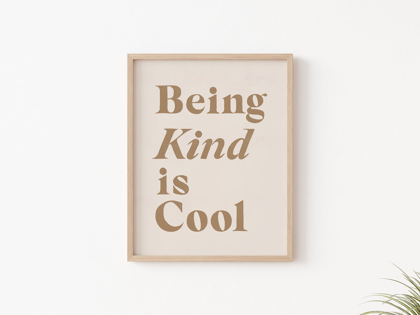 Being Kind is Cool Digital Download Art | Christian Art, Christian Wall Art, Minimalist Christian Decor, Bible Verse Printable, Instant art