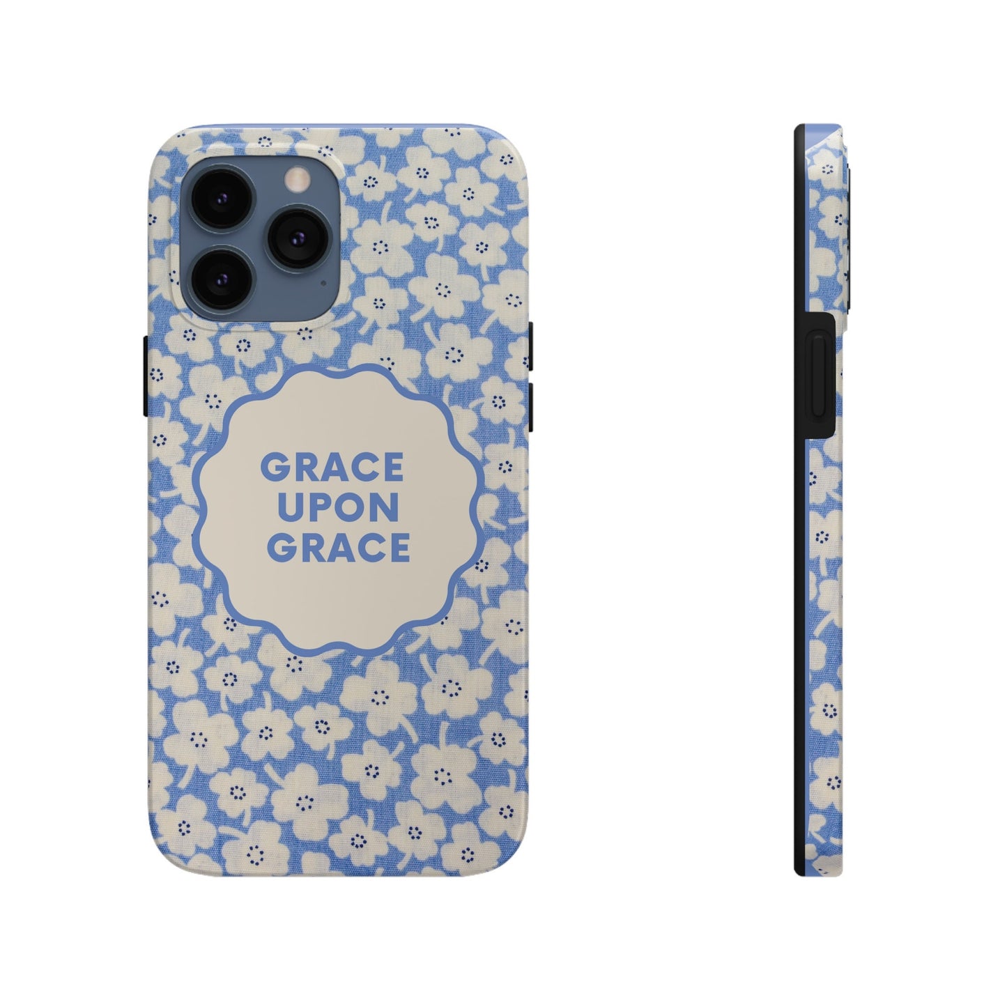 Grace Upon Grace Phone Case | Christian Phone Case, Faith Phone Case, Trendy Phone Case, Phone Accessories, Christian Gifts, Aesthetic Phone