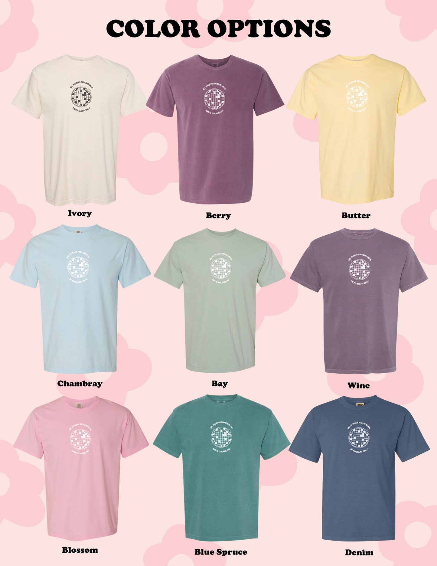 Mourning to Dancing Christian T-Shirt | Bible Verse Tee | Faith Graphic Shirt | Trendy Christian Apparel | Inspirational Gift Idea