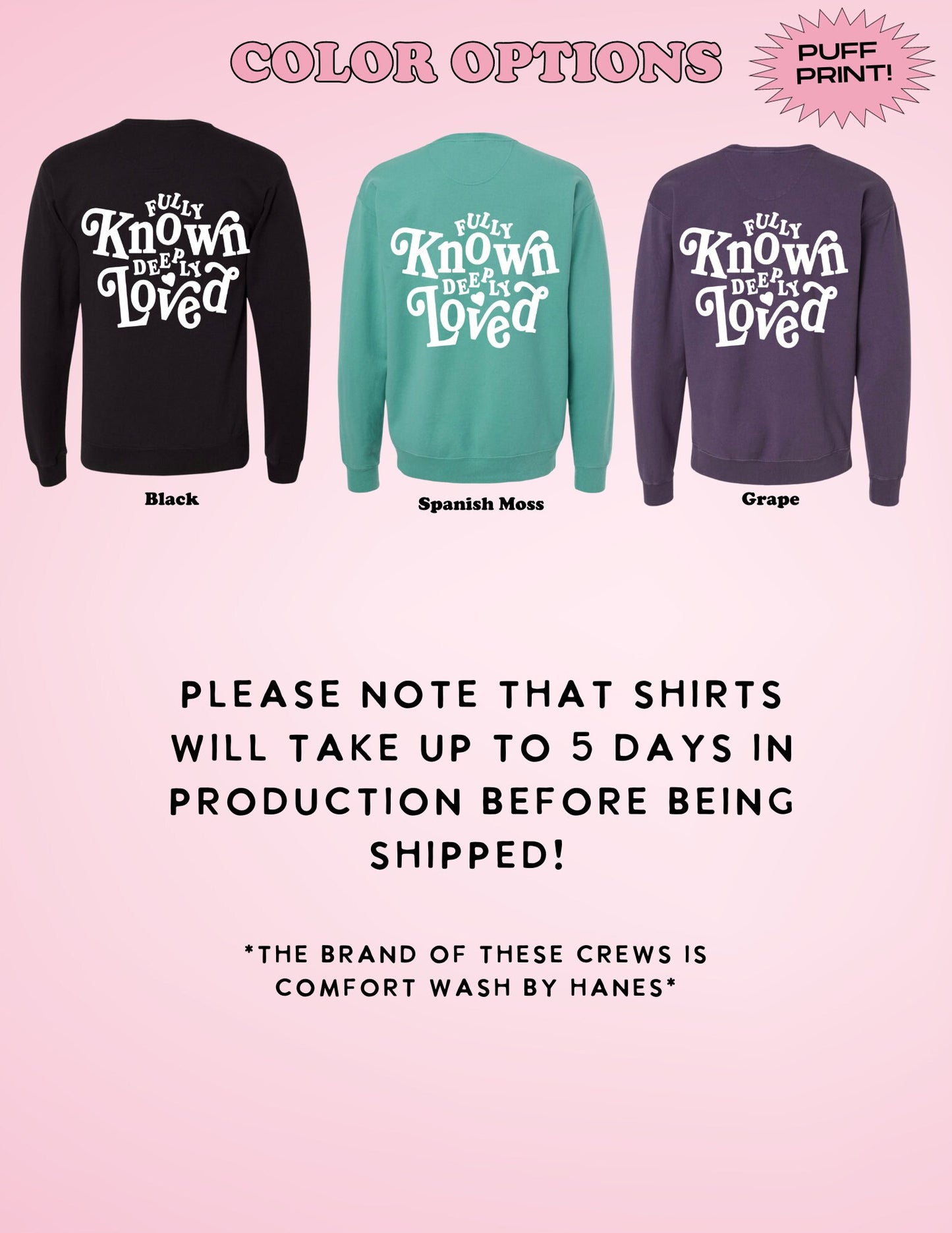 Fully Known Sweatshirt | Christian Sweatshirt, Bible Verse Shirt, Religious Sweatshirt, Trendy Sweatshirt, Jesus Sweatshirt, Faith Crewneck