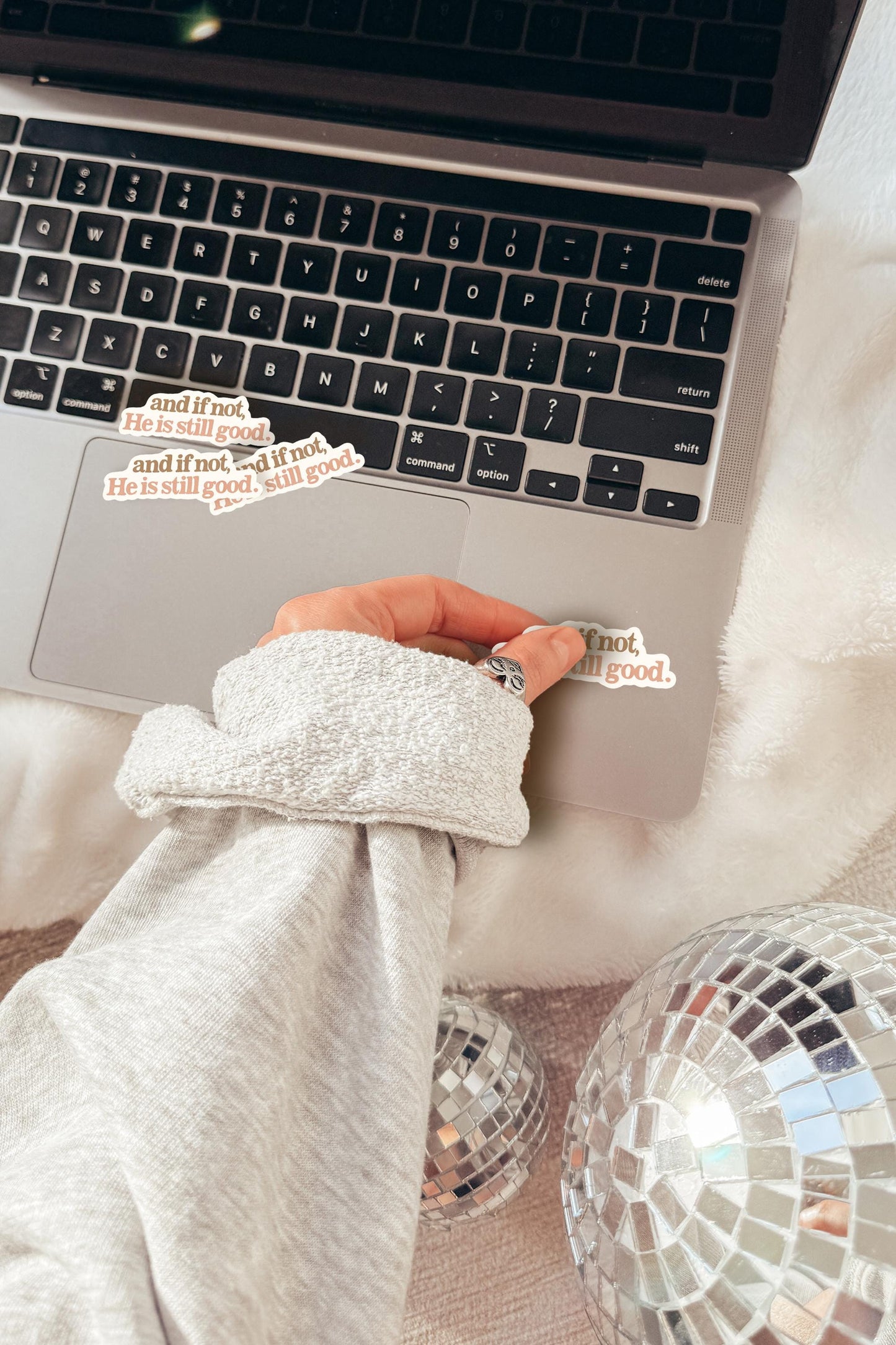 And If Not He Is Still Good Sticker Faith Quote Vinyl Sticker Aesthetic Bible Verse Sticker Jesus Sticker for Laptop, Journal & Water Bottle