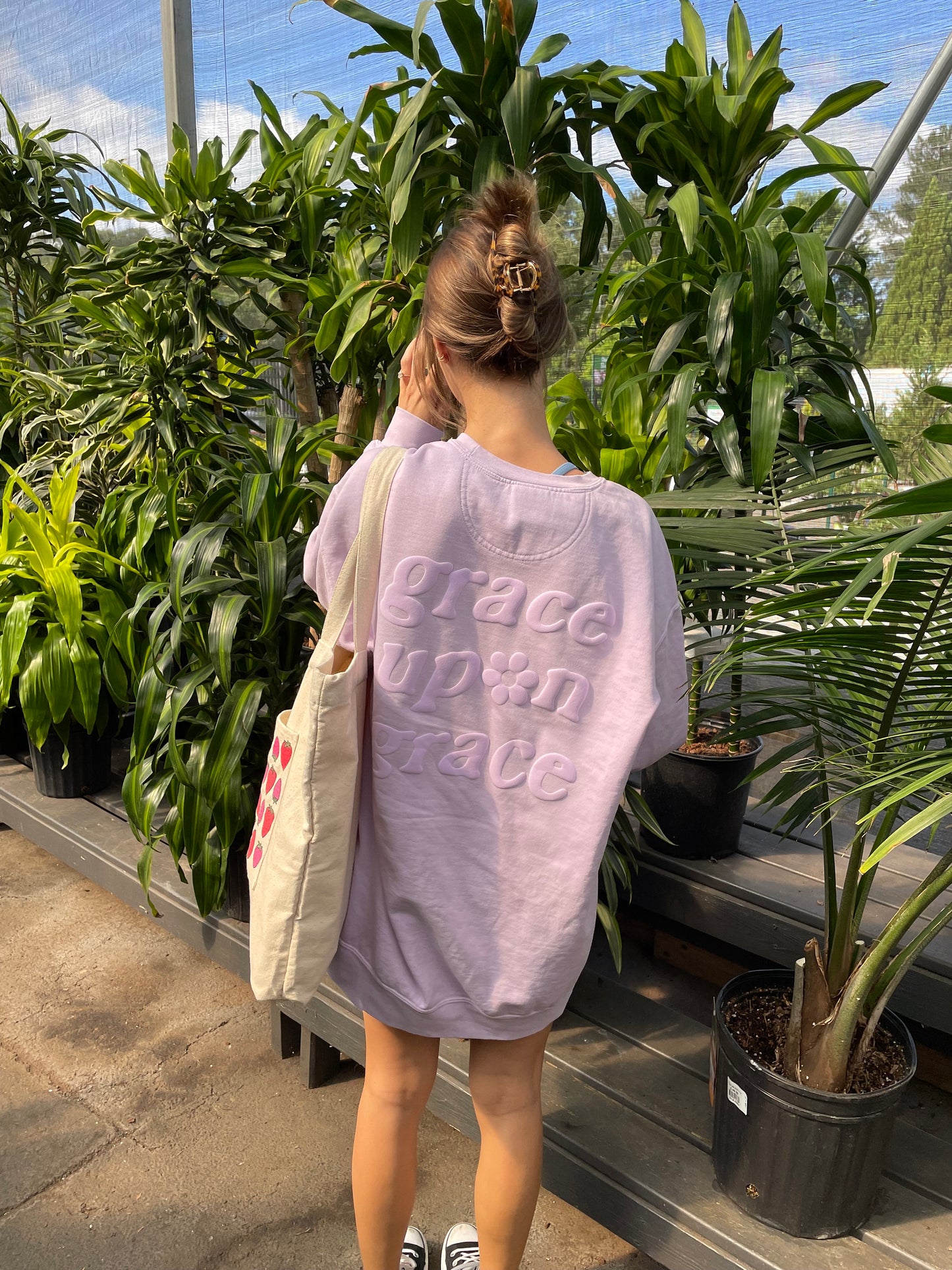 Grace Upon Grace Sweatshirt | Christian Sweatshirt, Bible Verse Shirt, Religious Sweatshirt, Trendy Sweatshirt, Faith Crewneck, aesthetic