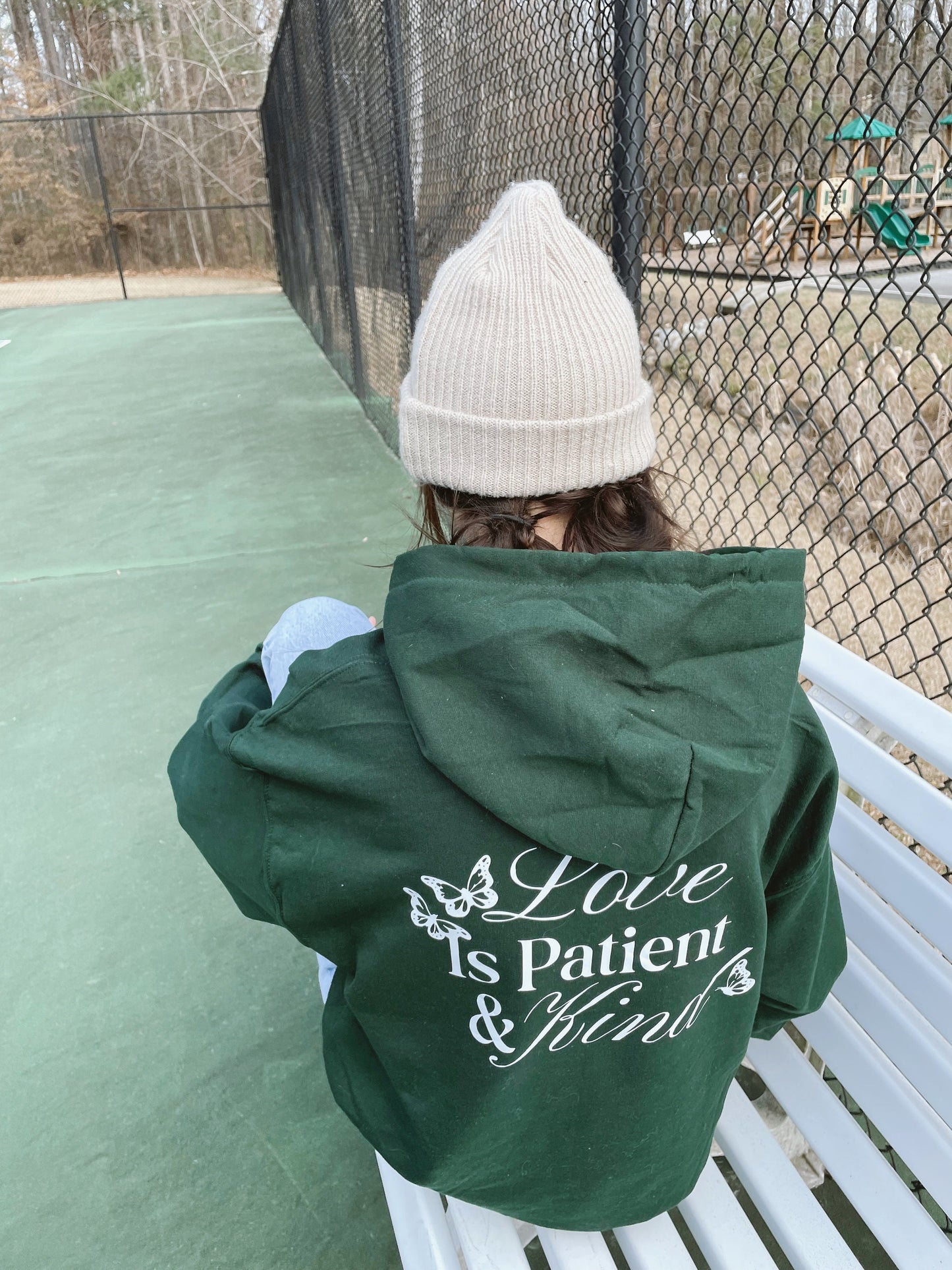 Love is Patient & Kind Hoodie | Christian Sweatshirt, Trendy Hoodie, Religious Hoodie, Jesus Sweatshirt, Faith Hoodie | Teen Girl Gift